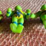 Vintage 1990s Teenage Mutant Ninja Turtles Fridge magnet figures Image 3