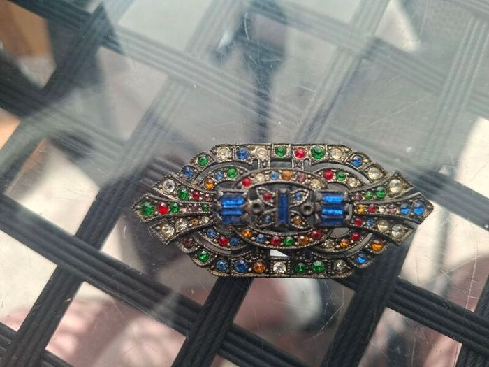 Beautiful Antique 1920's Art Deco Brooch Pin