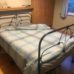 Cast iron bed