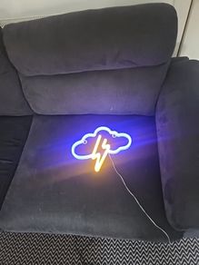 Neon Light Thunder Loud