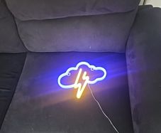 Neon Light Thunder Loud