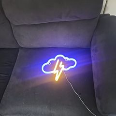 Neon Light Thunder Loud