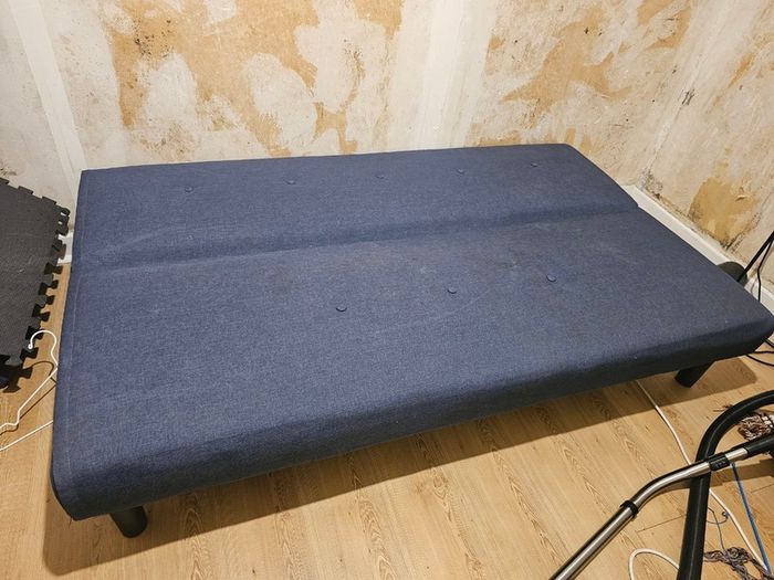 Blue Double Sofa Bed