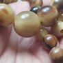 Vintage natural horn beads. Image 8