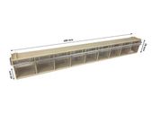 Madia Storage Container 1 9-Box Tilt Bins With Locking Bar