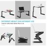 Adjustable Versatile Laptop Desk Table, Sofa Desk for Laptop with Heat-Vent and Removable Mouse Boar Image 4