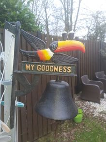 Guinness cast iron  bell