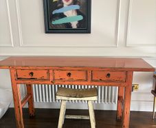 Recycled Elm console table - stunning piece