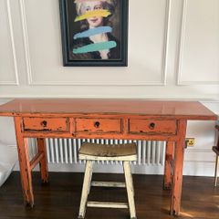 Recycled Elm console table - stunning piece