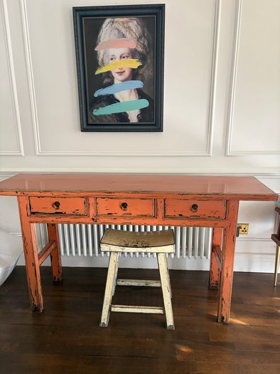 Recycled Elm console table - stunning piece