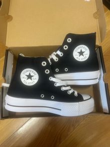 Platform Converse Uk 4.5 and keychain