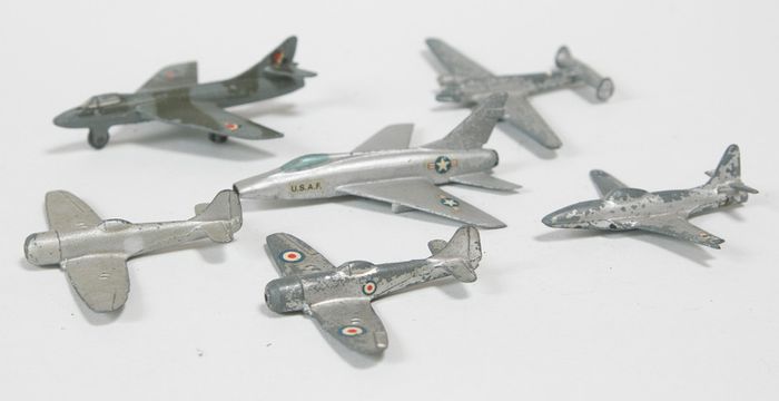 Vintage Dinky and Tekno die-cast planes
