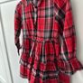 Red baby girl dress size 2-3 year Image 2