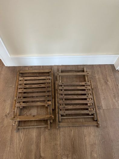 Vintage French Folding Chairs