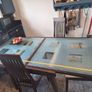 Calligaris "Bon Ton" Extendable Italian Glass Dining Table (+ 4 Chairs) Image 4