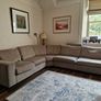 Grey Corner Sofa with Chair Image 2
