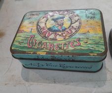 vintage ad tins