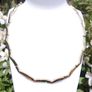 Vintage 9K Solid Gold 375 heavy Necklace Collier 13,28g length 17,2" Image 3