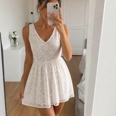Atmosphere Blush Pink Lace Skater Dress Size 10 NWT Wedding Guest Party Vintage Dress
