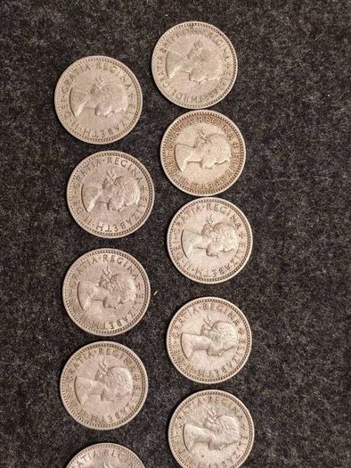 2x Full Date Sets British Sixpence 1953 to 1967  32 coins Elizabeth II