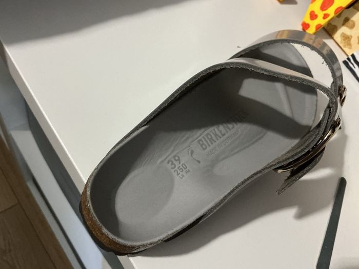 Birkenstock big buckle Grey