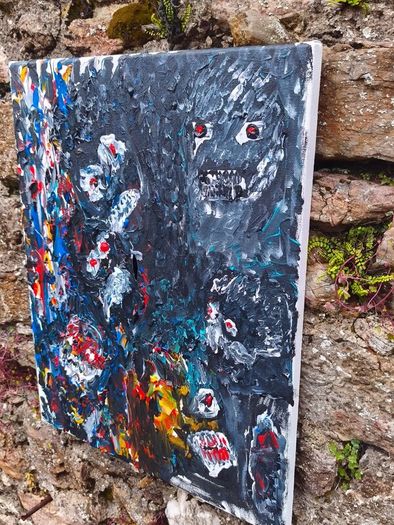 DESIRE Original Acrylic Painting | They Fight for the Future #52