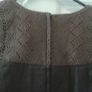 Brown woolen/ linen dress Image 6