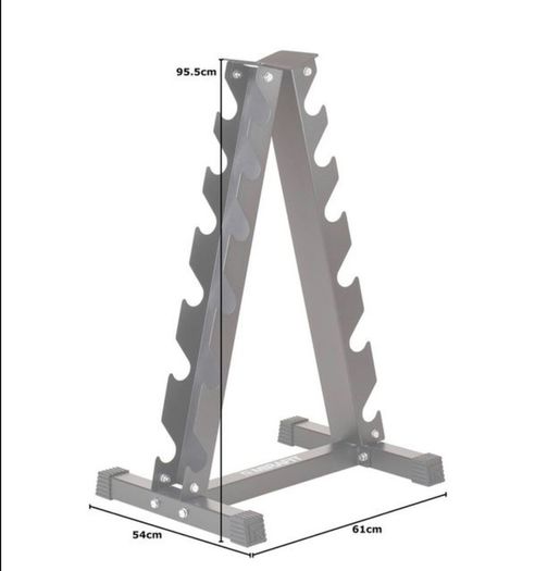 Hex Dumbbells Pairs 2.5kg - 15kg + storage rack