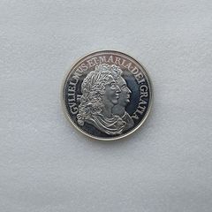 United Kingdom : William and Mary Coin - " The Millionaires Collection " 2007   Re-Strike .925 Silver