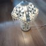 Vintage Shabby Chic Ivory Lamp Image 8