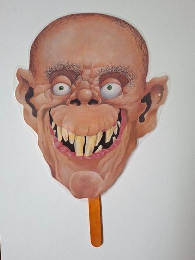 Halloween Hand Held Masks (Laminated)