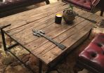 Charming antique look coffe table.