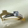 White Gold Engagement Ring Image 5