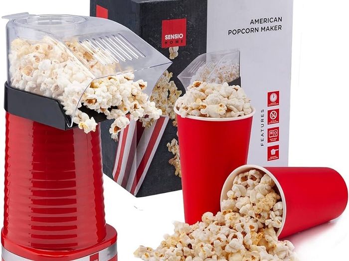 NEW SALE | Home Popcorn Maker 1200W | Gourmet Popcorn Machine | Best Air Popcorn Popper