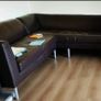 Real leather corner sofa Image 2