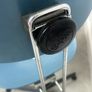 Vintage blue swivel office chair Image 3