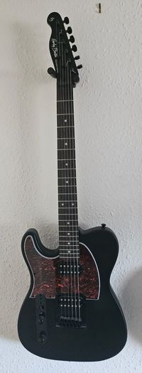Electric guitar left hand