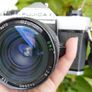 Vintage Fujica STX-1 35mm Film Camera X-auto Ozunon 1:2.8 28mm  Japan Tested Image 3