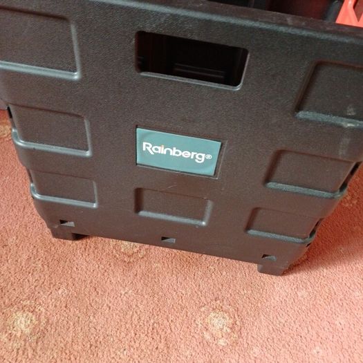 two wheel trolley Box.ideal for shopping.etc.