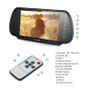 7'' Rear View Mirror Monitor+18IR LEDs Backup Camera Kit 10m for Trailer Caravan Image 4