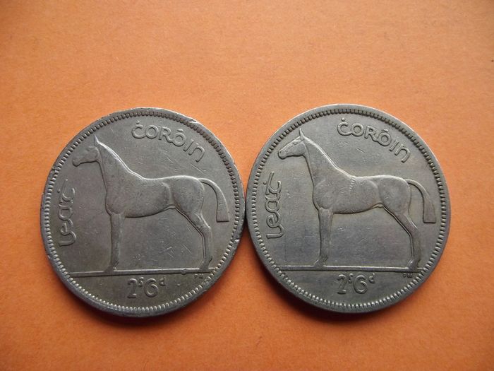 Irish Half Crown at your choice in range (1951-1967)