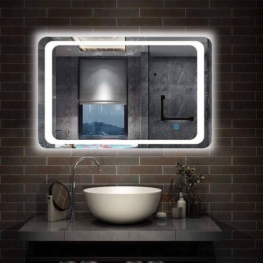 SALE | 700x500 Bathroom Wall Mirror with LED Lights,with Demister Pad,Touch Sensor,IP44,Landscape or Portrait