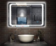 SALE | 700x500 Bathroom Wall Mirror with LED Lights,with Demister Pad,Touch Sensor,IP44,Landscape or Portrait