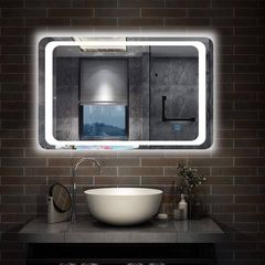 SALE | 700x500 Bathroom Wall Mirror with LED Lights,with Demister Pad,Touch Sensor,IP44,Landscape or Portrait