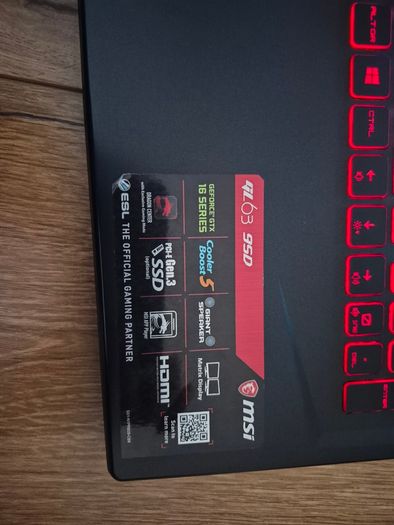 Msi Gl63 9sd-1044in Intel Core I7-9750h