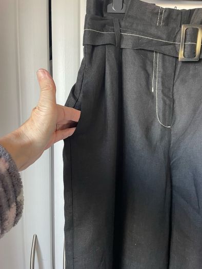 trousers Bnwt 100% linen Zara size small