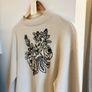Hand embroidered Zara knit top Image 2