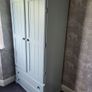 Solid wood wardrobe with 2 x drawers. Image 2