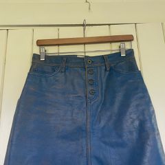 Gap leather mini skirt