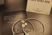 Reduced - 2 x Alex &amp; Ani silver coloured bangles